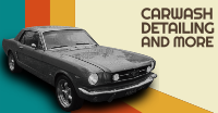 Retro Carwash Service Facebook ad Image Preview