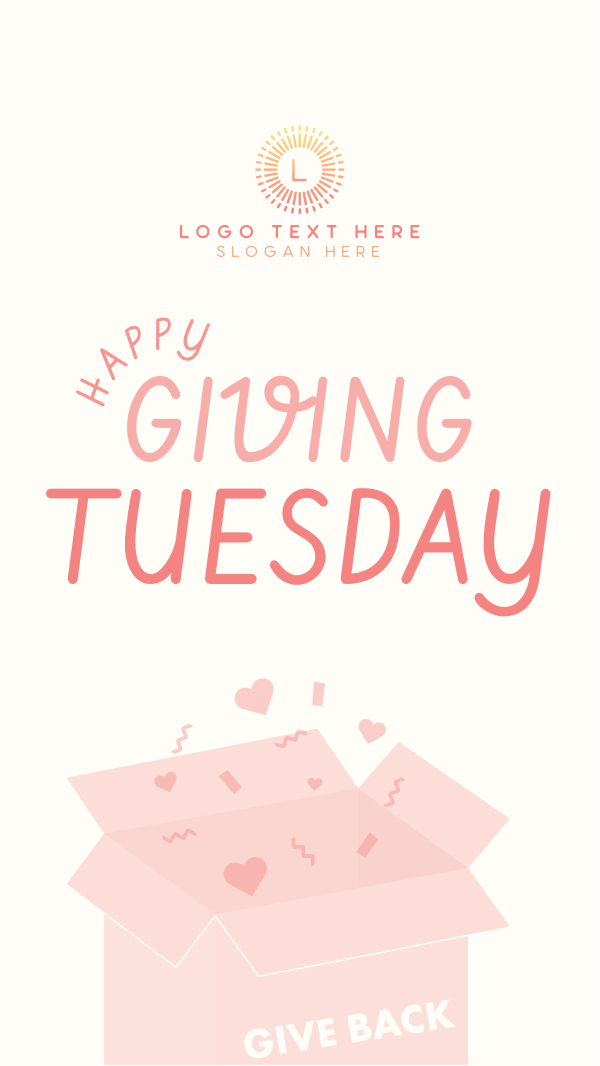Cute Giving Tuesday Instagram Story Design Image Preview