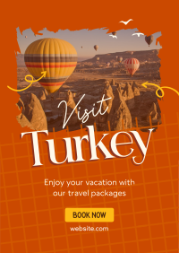 Turkey Travel Flyer Design