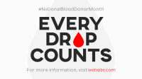 Modern Blood Donor Awareness Animation Preview