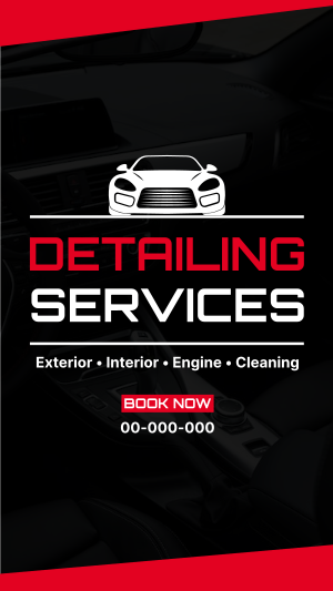 Car Detailing Services Facebook story Image Preview