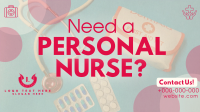 Modern Personal Nurse Facebook Event Cover Design