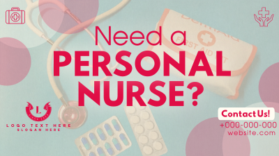 Modern Personal Nurse Facebook event cover Image Preview