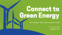 Green Energy Silhouette Video Image Preview