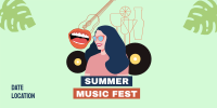 Summer Music Festival Twitter post Image Preview