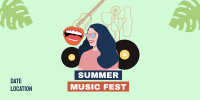Summer Music Festival Twitter Post Image Preview