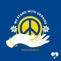 Ukraine Peace Hand Instagram post Image Preview