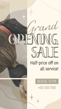 Salon Opening Discounts Facebook story Image Preview