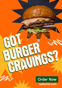 Burger Cravings Flyer Design