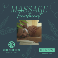 Body Massage Service Instagram Post Design
