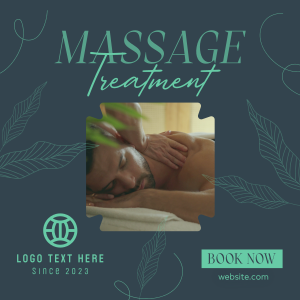 Body Massage Service Instagram post Image Preview