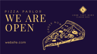 Pizza Parlor Open Facebook event cover Image Preview