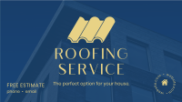 Welcome Roofing Facebook Event Cover Design