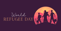 Refugees Silhouette Facebook ad Image Preview