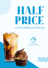 Half Price Coffee Poster Image Preview