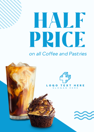 Half Price Coffee Poster Image Preview