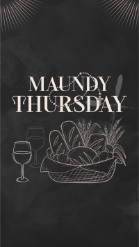 Maundy Thursday Supper Facebook Story Image Preview