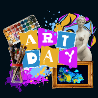 Art Day Collage Instagram post Image Preview