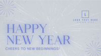Fireworks New Year Greeting Video Image Preview