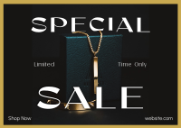 Jewelry Editorial Sale Postcard Image Preview