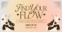 Minimalist Yoga Class Facebook ad Image Preview