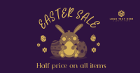 Easter Rabbit Sale Facebook Ad Design