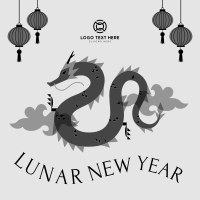 New Year of the Dragon Instagram post Image Preview