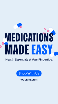 Online Pharmacy Medicines TikTok Video Design