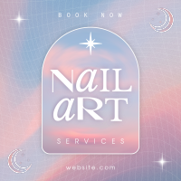 Girly Cosmic Nail Salon Instagram Post Image Preview