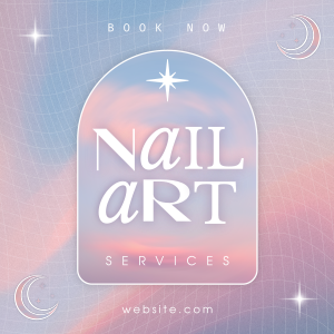 Girly Cosmic Nail Salon Instagram post Image Preview