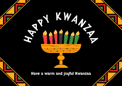 Kwanzaa Culture Postcard Image Preview