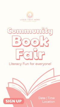 Community Book Fair YouTube short Image Preview