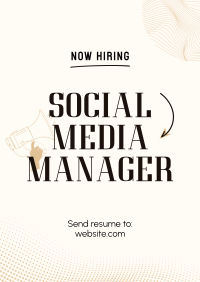 Social Media Manager Poster Image Preview
