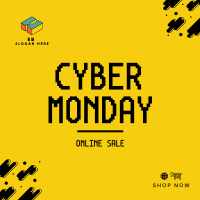 Pixel Cyber Sale Instagram post Image Preview