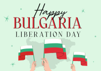 Happy Bulgaria Liberation Day Postcard Image Preview