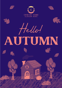 Autumn is Calling Poster Design