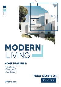 Contemporary Living Flyer Design