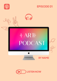 Art Podcast Episode Poster Image Preview