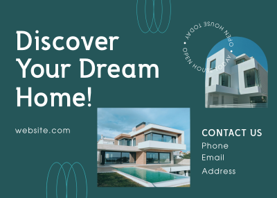 Your Dream Home Postcard Image Preview