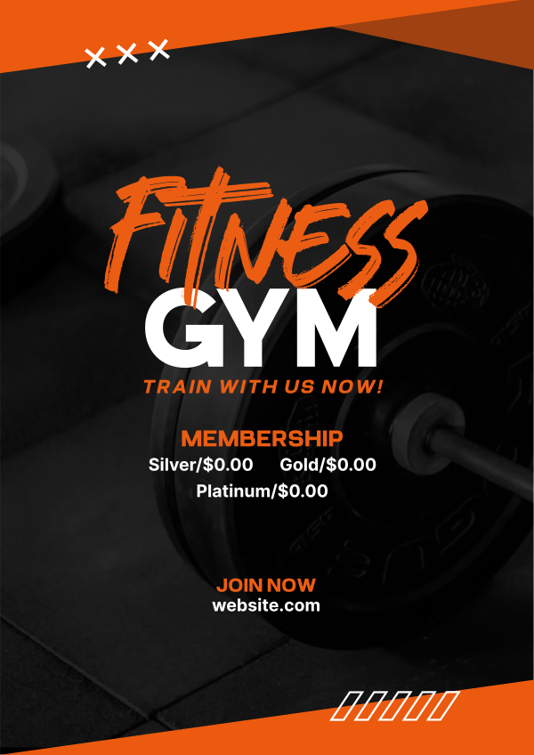 Fitness Gym Flyer Design Image Preview
