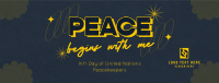 United Nations Peace Begins Facebook cover Image Preview