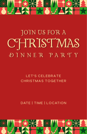 Modern Christmas Invitation Image Preview