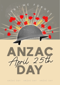 Anzac Day Flyer Design