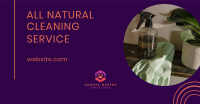 Natural Cleaning Services Facebook ad Image Preview