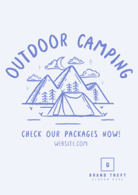 Rustic Camping Poster Image Preview
