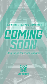 Coming Soon Fitness Gym Teaser Instagram reel Image Preview