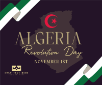 Algerian Revolution Facebook Post Design