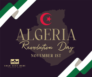Algerian Revolution Facebook post Image Preview