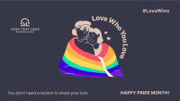 Love Who You Love Zoom Background Design