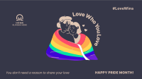 Love Who You Love Zoom Background Image Preview